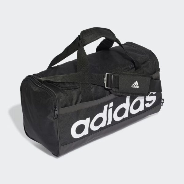 Adidas Linear Duffel Borsone Da Palestra Nero Bianco