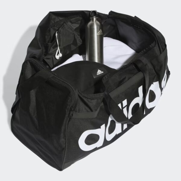 Adidas Linear Duffel Borsone Nero Bianco