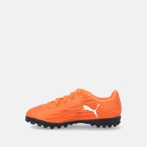 Puma Rapido III  Jr Scarpe Calcetto Arancioni Bambini Ragazzi