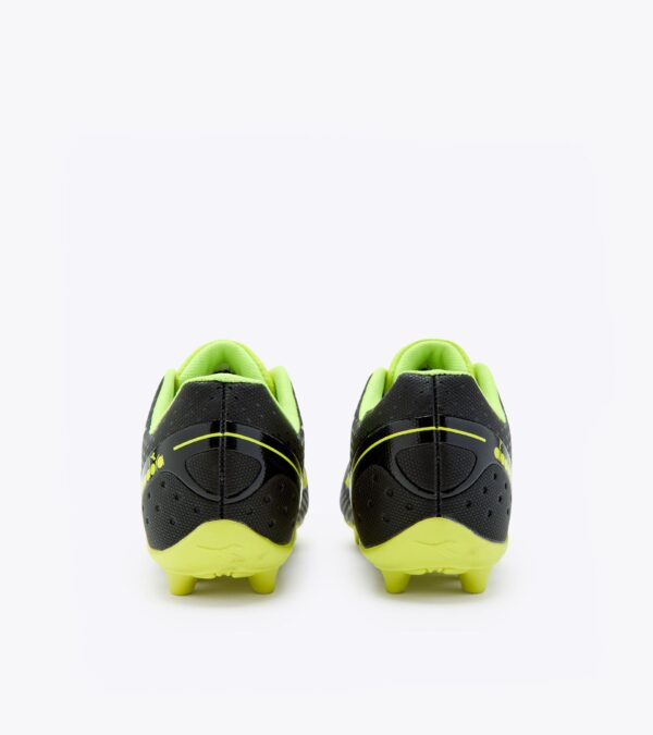 Diadora 5 Play Md Scarpe Da Calcio Nere Giallo Fluo Bambini Ragazzi
