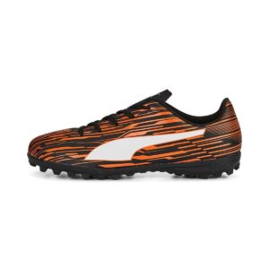 Puma Rapido III  Jr Scarpe Calcetto Arancione Nero Bambini Ragazzi