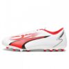 Puma Ultra Play Mg Scarpe Da Calcio Bianche Rosse Uomo