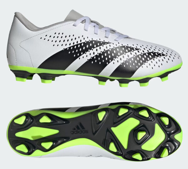 Adidas Predator Accuracy.4 Flexible Ground Scarpe da Calcio Bianche Uomo