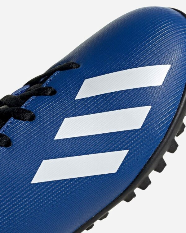 Adidas X 19.4 Turf Boots Scarpe Da Calcetto Blu Nere Bambini Ragazzi