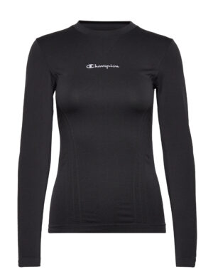 Champion Maglia isotermica Nera Donna