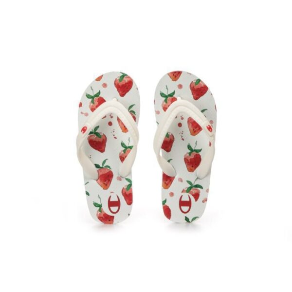 Champion Big Classic Infradito Bianco Bambina