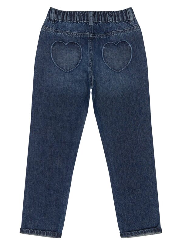 Guess Paper Bag Pantaloni Light Blu denim Bambina