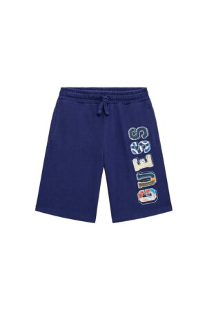 Guess Boys Navy Blue Logo Pantaloncini Blu Bambino