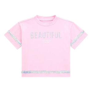 Guess  T-shirt Total Pink Bambina