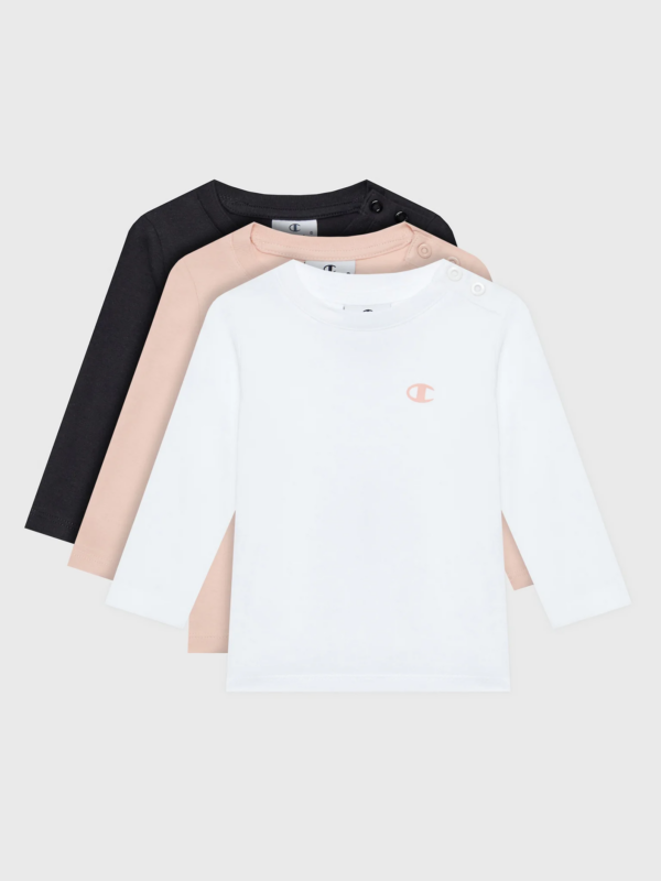 Champion Regular Fit Set di 3 magliette Multicolore Bambina