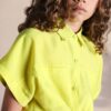 Imperial Cropped Camicia Gialla Bambina