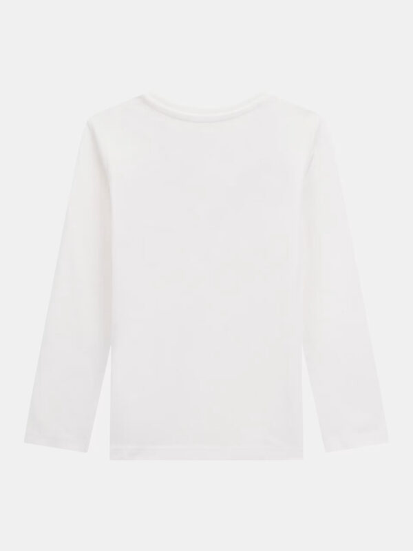 Guess Kids T-shirt Manica lunga Bianca Bambina