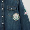 Guess Camicia In Denim Blu Bambina