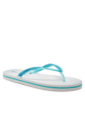 Champion Sparkling Slide Infradito Bianco Azzurro Donna