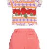 Guess Set T-shirt e Shorts Multicolore Bambina
