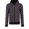 Guess Giacca Antivento Con Cappuccio Nera Rosa Bambina