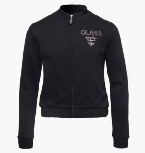 Guess Ls Active Top Felpa Nera Bambina