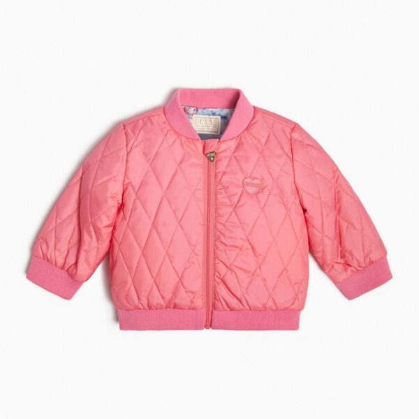 Guess Infant Bomberino Trapuntato Rosa Bambina