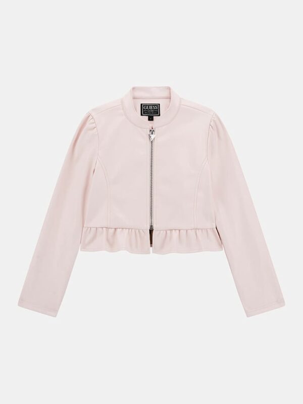 Guess Kids Giacca similpelle Rosa Bambina