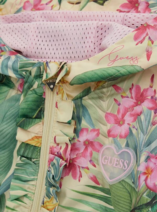 Guess Kids Giacca a vento stampa all over Bambina
