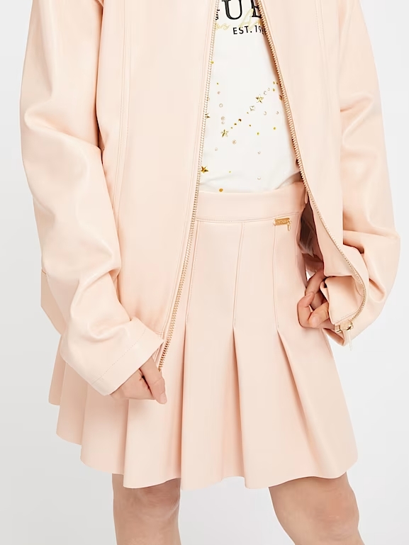 Guess  Faux leather skirt Gonna Rosa Bambina