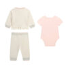 Guess Body e set di felpa con orsetto Beige Rosa Bambina