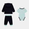 Guess Kids Set felpa con cappuccio pantaloni e body Multicolore Bambino