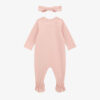 Guess  Set tuta a coste e fascia per capelli Rosa Bambina
