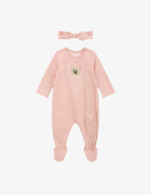 Guess  Set tuta a coste e fascia per capelli Rosa Bambina