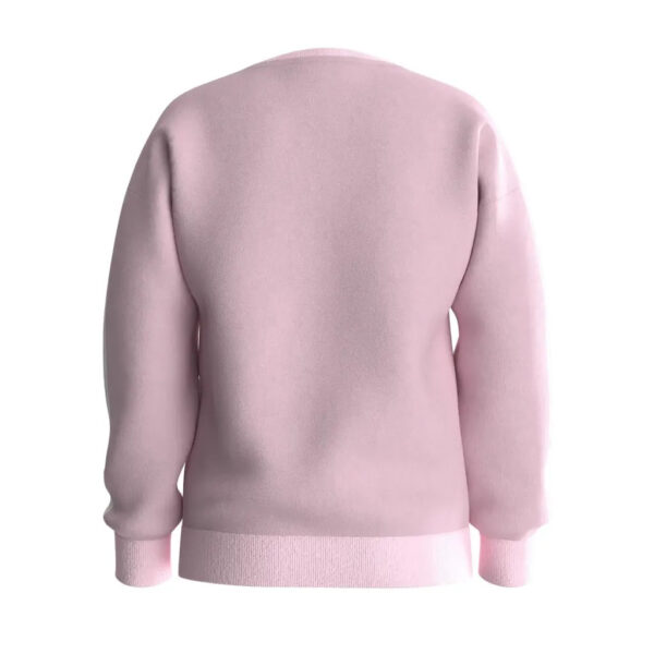 Guess Felpa Girocollo Rosa Bianca Bambina
