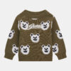 Guess Kids Maglione jacquard all over Verde Bambino