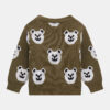 Guess Kids Maglione jacquard all over Verde Bambino