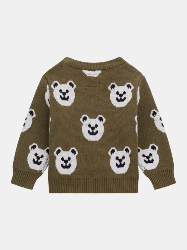 Guess Kids Maglione jacquard all over Verde Bambino