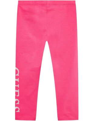 Guess Leggings  con logo laterale Rosa Bambina