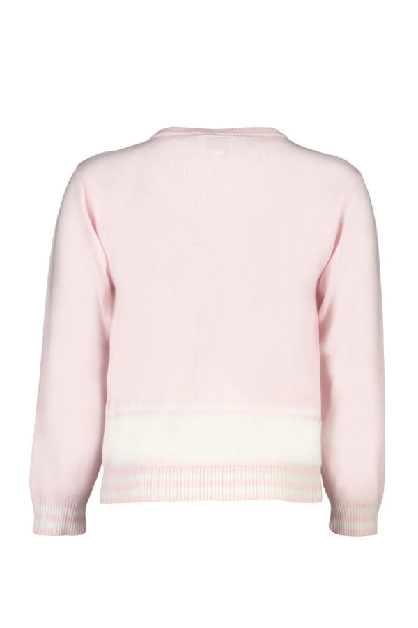 Guess Kids Golfino Rosa Bianco Bambina