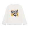 Guess Kids Maglia Maniche Lunghe Bianca Bambino
