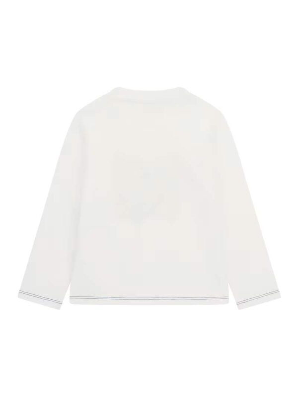 Guess Kids Maglia Maniche Lunghe Bianca Bambino
