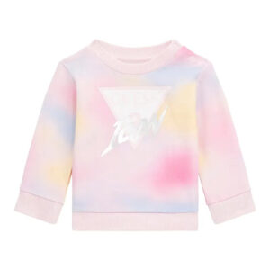 Guess Kids Felpa Girocollo logo triangolo Multicolore Bambina