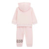 Guess Kids Completo Tuta 2 Pezzi Rosa Bainco Bambina