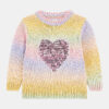 Guess Kids Maglione cuore con paillettes Multicolore Bambina