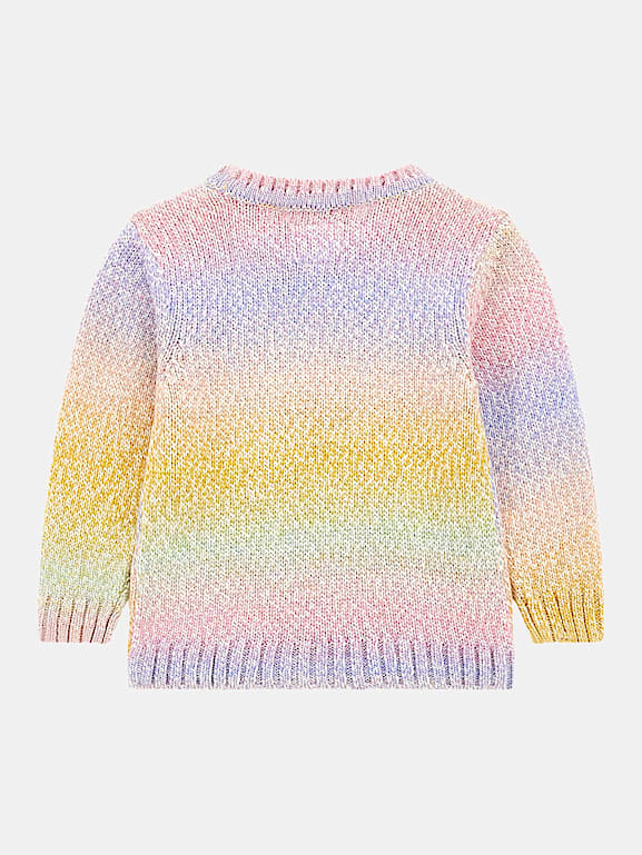 Guess Kids Maglione cuore con paillettes Multicolore Bambina