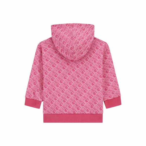 Guess Kids Felpa Con Cappuccio Rosa Bambina