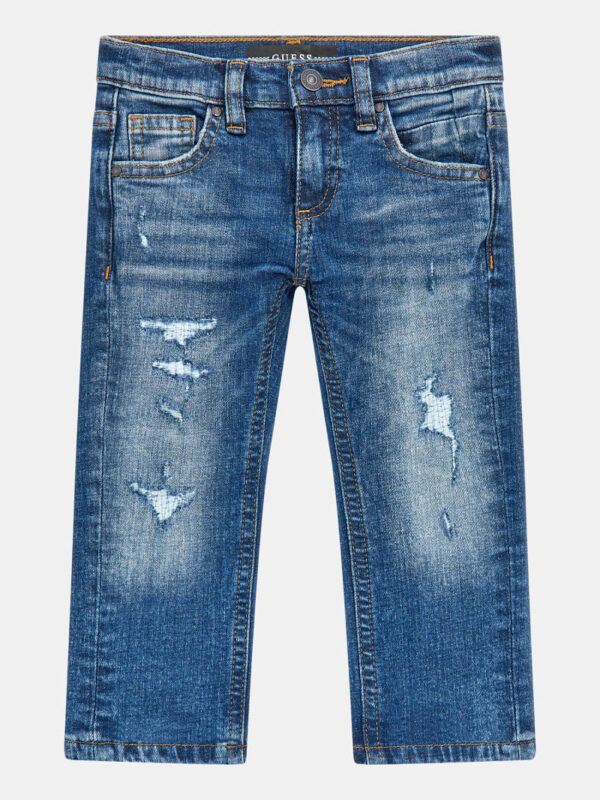 Guess Kids Jeans slim Blu Denim Bambino