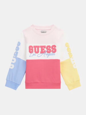 Guess Kids Felpa Girocollo Multicolore Bambina