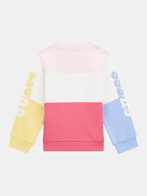 Guess Kids Felpa Girocollo Multicolore Bambina