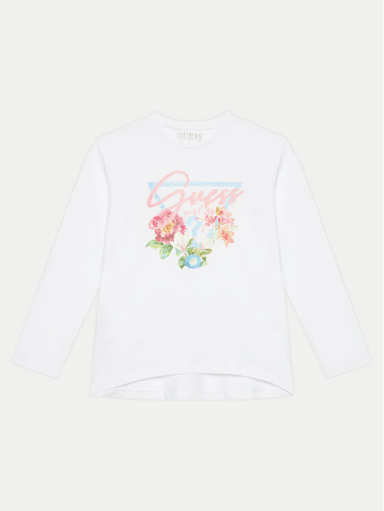 Guess  T-shirt  Bianca Bambine Ragazze