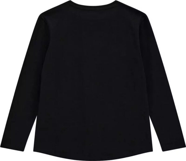 Guess Maglietta Maniche Lunghe Nera Bambine Ragazze