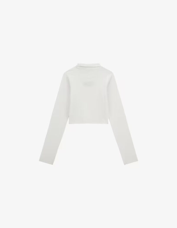 Guess Maglietta Maniche Lunghe Bianca Bambine Ragazze