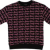 Guess Kids Felpa Girocollo Nera Bambine Ragazze
