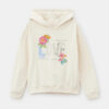 Guess Kids Felpa Con Cappuccio Beige Bambine Ragazze